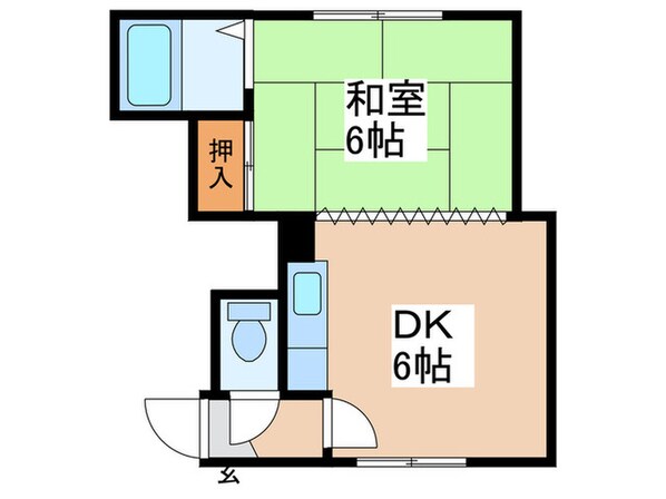 中央コーポの物件間取画像